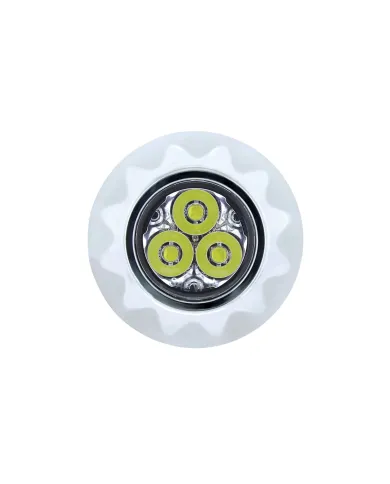 UP36682B-3 High Power LED 3/4" Mini Warning Light - White LED (Bulk)