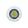UP36682B-3 High Power LED 3/4" Mini Warning Light - White LED (Bulk)