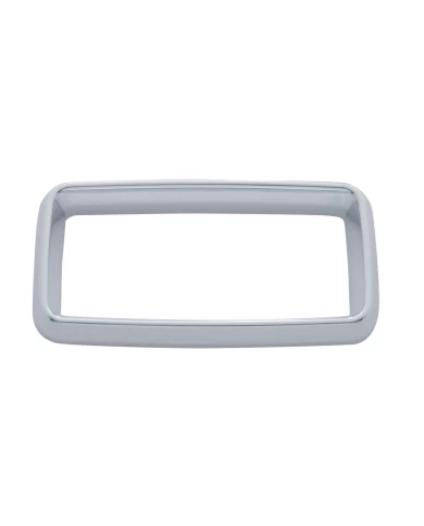 (CARD) CHROME PLASTIC 2006+ PETERBILT CENTER DASH INSTRUMENT BEZEL (CARD) CHROME PLASTIC 2006+ PETERBILT CENTER DASH INSTRUMENT BEZEL