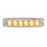 UP36683B-6 High Power LED Super Thin Warning Light - Amber LED/Clear Lens (Bulk)