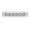 UP36683B-6 High Power LED Super Thin Warning Light - Amber LED/Clear Lens (Bulk)