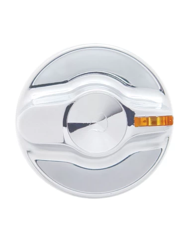(CARD) CHROME PLASTIC 2002 KENWORTH A/C DIAL KNOB - INDENTED (CARD) CHROME PLASTIC 2002 KENWORTH A/C DIAL KNOB - INDENTED