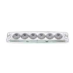 UP36683B-6 High Power LED Super Thin Warning Light - Amber LED/Clear Lens (Bulk)