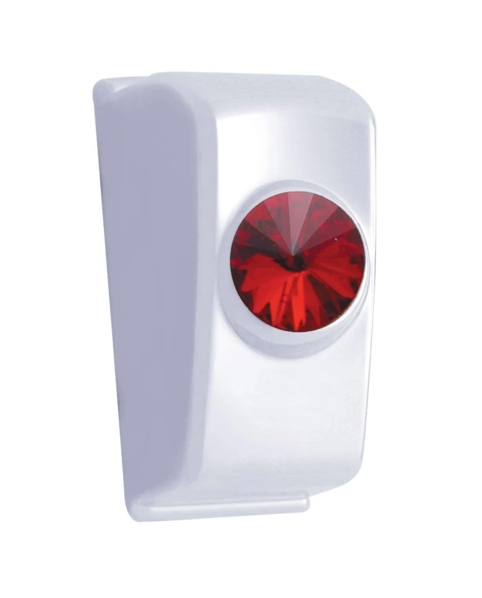 (2/CARD) CHROME PLASTIC 2006+ KENWORTH DASH SWITCH PLUG W/ DIAMOND - RED (2/CARD) CHROME PLASTIC 2006+ KENWORTH DASH SWITCH PLUG W/ DIAMOND - RED