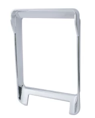 (CARD) CHROME PLASTIC 2006+ KENWORTH LEFT DASH TRIM W/ VISOR