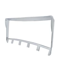 (CARD) CHROME PLASTIC 2006+ KENWORTH RIGHT DASH TRIM W/ VISOR