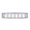 UP36684B-6 High Power LED Super Thin Warning Light - White LED/Clear Lens (Bulk)