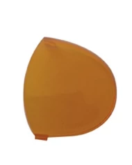 (2/CARD) 2006+ KENWORTH ROUND DOME LENS - AMBER (2/CARD) 2006+ KENWORTH ROUND DOME LENS - AMBER