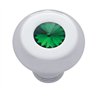 UP23585-Small Deluxe Dash Knob With Green Crystal
