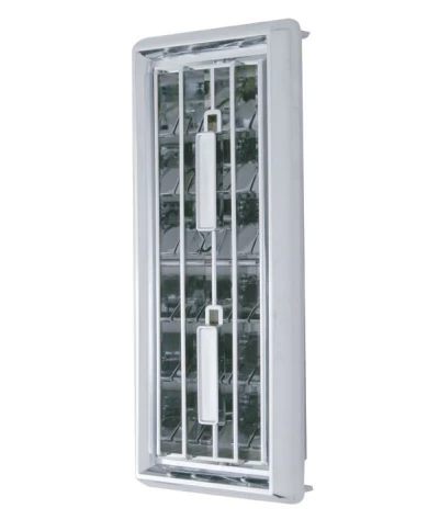 (CARD) CHROME PLASTIC KENWORTH SLEEPER A/C VENT (CARD) CHROME PLASTIC KENWORTH SLEEPER A/C VENT