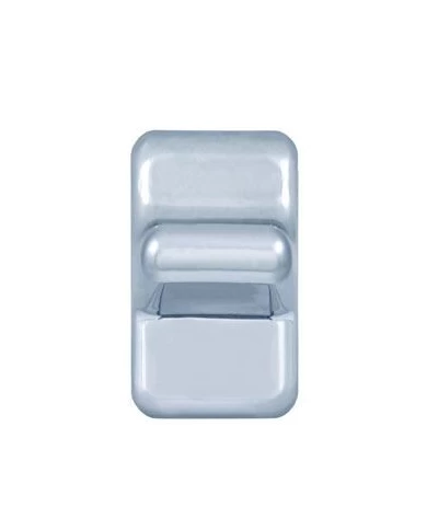 (CARD) CHROME PLASTIC KENWORTH TOGGLE SWITCH COVER (CARD) CHROME PLASTIC KENWORTH TOGGLE SWITCH COVER