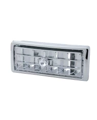 (CARD) CHROME PLASTIC 02-05 KENWORTH CENTER A/C VENT W/ DIAMOND - CLEAR (CARD) CHROME PLASTIC 02-05 KENWORTH CENTER A/C VENT W/ DIAMOND - CLEAR