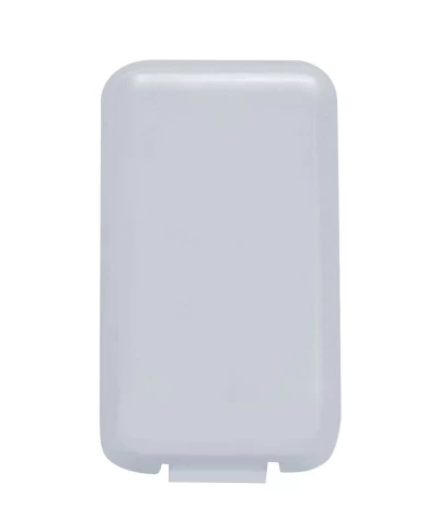 (2/CARD) CHROME PLASTIC VOLVO SWITCH PLUG COVER - PLAIN (2/CARD) CHROME PLASTIC VOLVO SWITCH PLUG COVER - PLAIN