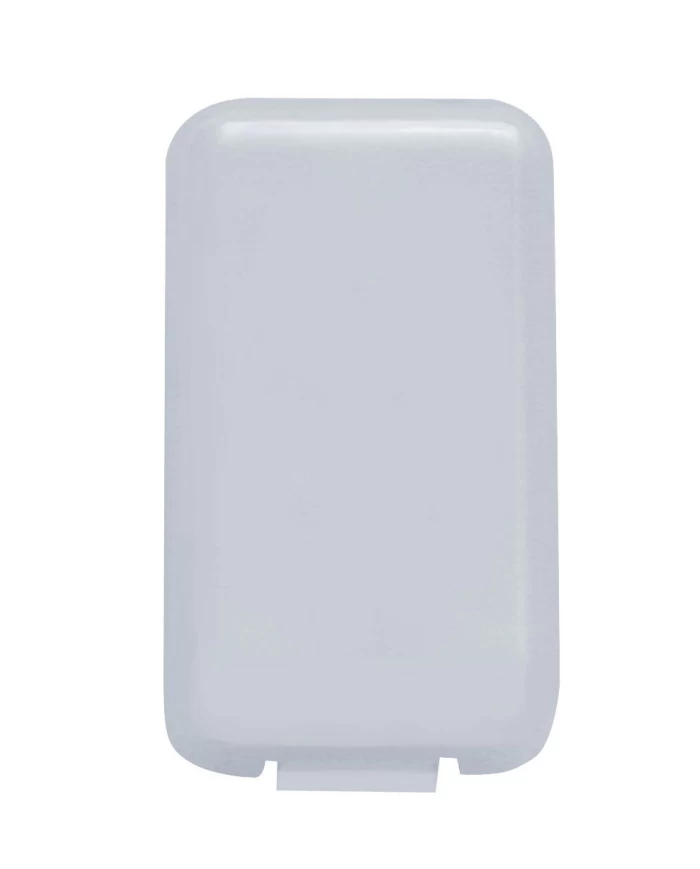 (2/CARD) CHROME PLASTIC VOLVO SWITCH PLUG COVER - PLAIN (2/CARD) CHROME PLASTIC VOLVO SWITCH PLUG COVER - PLAIN