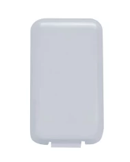 (2/CARD) CHROME PLASTIC VOLVO SWITCH PLUG COVER - PLAIN (2/CARD) CHROME PLASTIC VOLVO SWITCH PLUG COVER - PLAIN