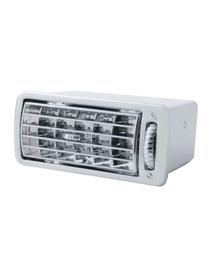 (CARD) CHROME PLASTIC VOLVO A/C VENT - PLAIN (CARD) CHROME PLASTIC VOLVO A/C VENT - PLAIN