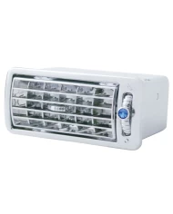 (CARD) CHROME PLASTIC VOLVO A/C VENT W/ DIAMOND - BLUE (CARD) CHROME PLASTIC VOLVO A/C VENT W/ DIAMOND - BLUE