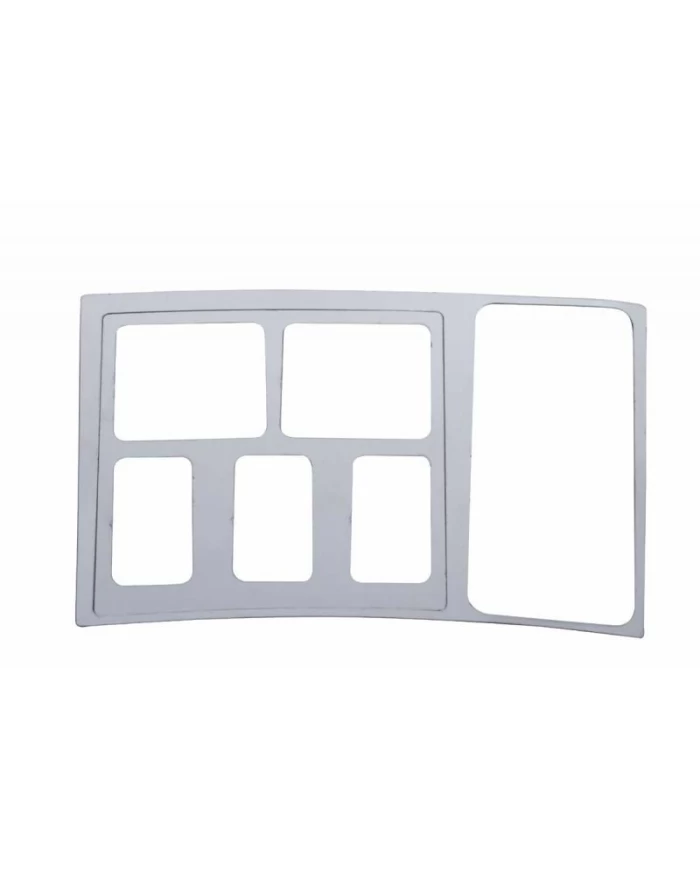 (CARD) STAINLESS STEEL VOLVO CENTER SWITCH PANEL W/ VENT TRIM