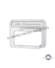 (CARD) 2014+ PETERBILT CHROME ROCKER SWITCH COVER - AIR SUSPENSION (CARD) 2014+ PETERBILT CHROME ROCKER SWITCH COVER - AIR SUSPENSION