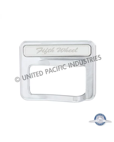 (CARD) 2014+ PETERBILT CHROME ROCKER SWITCH COVER - FIFTH WHEEL (CARD) 2014+ PETERBILT CHROME ROCKER SWITCH COVER - FIFTH WHEEL