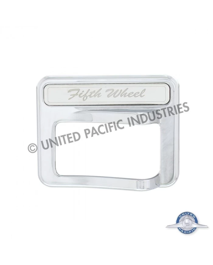 (CARD) 2014+ PETERBILT CHROME ROCKER SWITCH COVER - FIFTH WHEEL (CARD) 2014+ PETERBILT CHROME ROCKER SWITCH COVER - FIFTH WHEEL