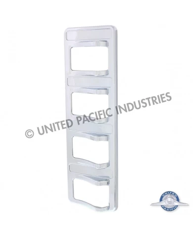 (CARD) 2014+ PETERBILT CHROME ROCKER SWITCH COVER - 4 SWITCHES (CARD) 2014+ PETERBILT CHROME ROCKER SWITCH COVER - 4 SWITCHES