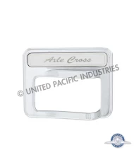 (CARD) 2014+ PETERBILT CHROME ROCKER SWITCH COVER - AXLE CROSS