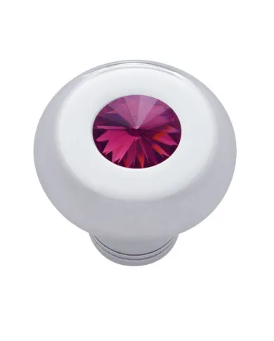UP23586-Small Deluxe Dash Knob With Purple Crystal