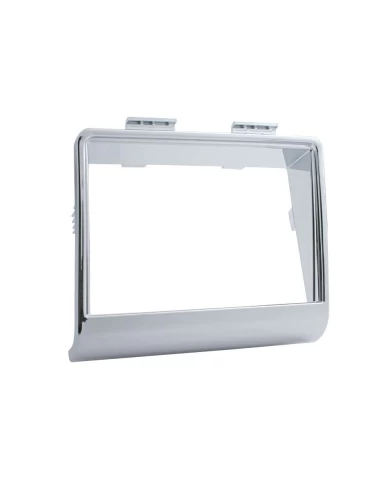 (CARD) CHROME PLASTIC FREIGHTLINER UPPER C.B. TRIM (CARD) CHROME PLASTIC FREIGHTLINER UPPER C.B. TRIM