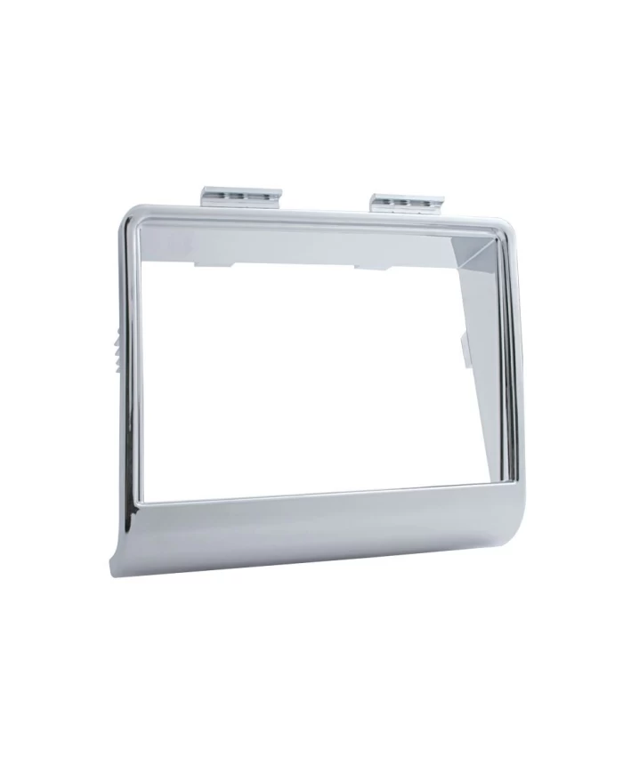 (CARD) CHROME PLASTIC FREIGHTLINER UPPER C.B. TRIM (CARD) CHROME PLASTIC FREIGHTLINER UPPER C.B. TRIM