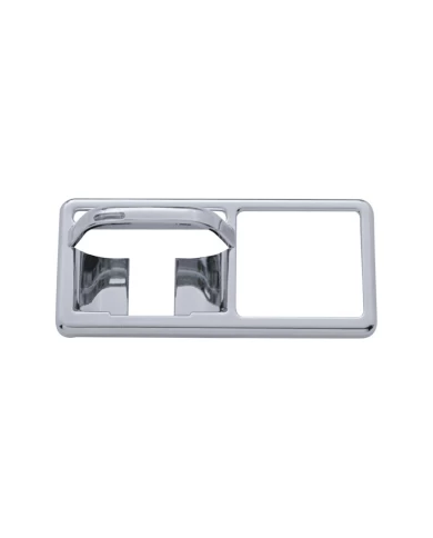 (3/CARD) CHROME PLASTIC FREIGHTLINER TOGGLE SWITCH COVER (3/CARD) CHROME PLASTIC FREIGHTLINER TOGGLE SWITCH COVER