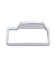 (3/CARD) CHROME PLASTIC NEWER FREIGHTLINER TOGGLE SWITCH COVER