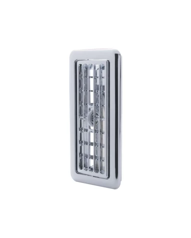 (CARD) CHROME PLASTIC FREIGHTLINER SLEEPER VENT (CARD) CHROME PLASTIC FREIGHTLINER SLEEPER VENT