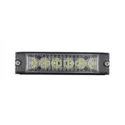 UP36690-6 High Power LED Low Profile Warning Lighthead - White LED