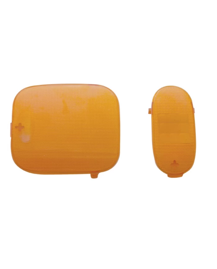 (2/CARD) 2006+ FREIGHTLINER DOME LIGHT LENS - AMBER