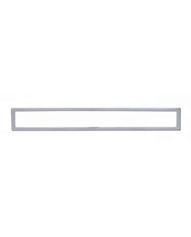 (CARD) CHROME PLASTIC INTERNATIONAL RECTANGULAR DASH TRIM (CARD) CHROME PLASTIC INTERNATIONAL RECTANGULAR DASH TRIM