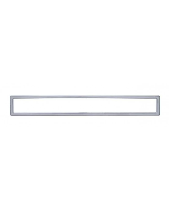 (CARD) CHROME PLASTIC INTERNATIONAL RECTANGULAR DASH TRIM (CARD) CHROME PLASTIC INTERNATIONAL RECTANGULAR DASH TRIM