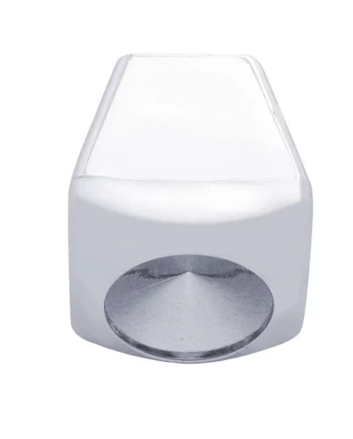 (BULK) CHROME PLASTIC KENWORTH A/C SLIDER CONTROL KNOB - INDENTED (BULK) CHROME PLASTIC KENWORTH A/C SLIDER CONTROL KNOB - INDENTED