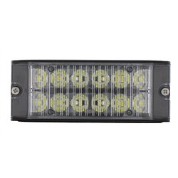 UP36694-12 High Power LED Low Profile Warning Lighthead - White LED