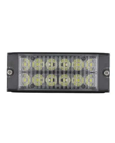 UP36694-12 High Power LED Low Profile Warning Lighthead - White LED