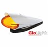 UP36749-9 LED Dual Function GloLight Watermelon Grakon 1000 Style Cab Light Kit With Visor - Amber LED/Amber Lens
