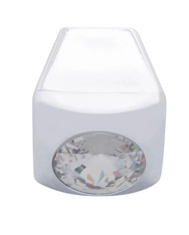 (3/CARD) CHROME PLASTIC FREIGHTLINER A/C SLIDER CONTROL KNOB W/ DIAMOND - CLEAR (3/CARD) CHROME PLASTIC FREIGHTLINER A/C SLIDER CONTROL KNOB W/ DIAMOND - CLEAR