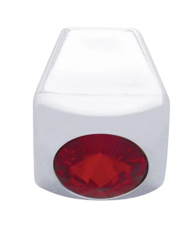 (3/CARD) CHROME PLASTIC FREIGHTLINER A/C SLIDER CONTROL KNOB W/ DIAMOND - RED (3/CARD) CHROME PLASTIC FREIGHTLINER A/C SLIDER CONTROL KNOB W/ DIAMOND - RED
