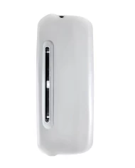 (BOX) CHROME PLASTIC FREIGHTLINER LED MIRROR COVER W/ LED HOUSING - DRIVER/LEFT SIDE (BOX) CHROME PLASTIC FREIGHTLINER LED MIRROR COVER W/ LED HOUSING - DRIVER/LEFT SIDE