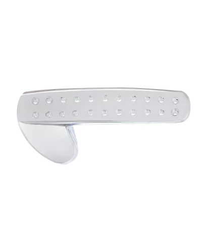 (CARD) CHROME FREIGHTLINER CASCADIA INTERIOR DOOR HANDLE COVER - DRIVER (CARD) CHROME FREIGHTLINER CASCADIA INTERIOR DOOR HANDLE COVER - DRIVER