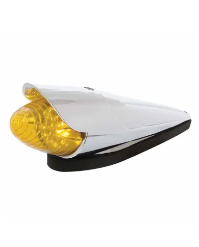 UP36755-19 LED Beehive Grakon 1000 Cab Light Kit With Visor - Amber LED/Amber Lens