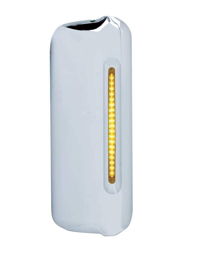 (SKPK) CR. PL. FL PASSENGER SIDE MIRROR COVER W/ 19 AMBER LED 12" REFLECTOR LIGHT BAR - AMBER LENS (SKPK) CR. PL. FL PASSENGER SIDE MIRROR COVER W/ 19 AMBER LED 12" REFLECTOR LIGHT BAR - AMBER LENS