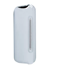 (SKPK) CR. PL. FL PASSENGER SIDE MIRROR COVER W/ 19 AMBER LED 12" REFLECTOR LIGHT BAR - CLEAR LENS