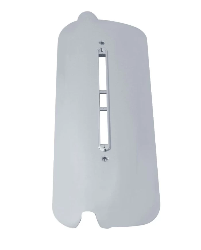 (CARD) CHROME PLASTIC 2005 AND OLDER FREIGHTLINER MIRROR COVER WITH 12" LED LIGHT BAR CUTOUT, DRIVER SIDE