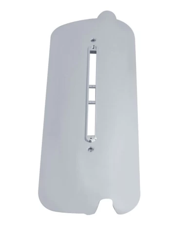 (CARD) CHROME PLASTIC 2005 AND OLDER FREIGHTLINER MIRROR COVER WITH 12" LED LIGHT BAR CUTOUT, PASSENGER SIDE